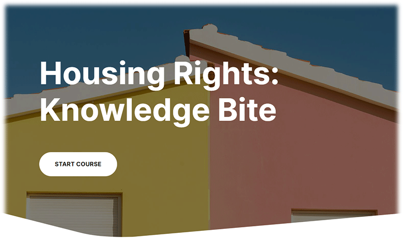 Housing Rights Project Housing Rights: Knowledge Bite | Behavioral Health Springboard